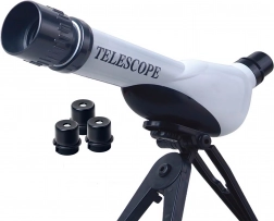 télescope astronomique avec trépied et oculaires interchangeables
