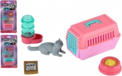 Ensemble de jeu Chat < Mazl9cek avec boîte de transport