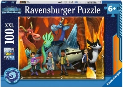 RAVENSBURGER puzzle pour enfants DRAGONS : LES NEUF ROYAUMES xxl 100 pièces