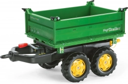 Remorque basculante avec méga-benne pour tracteur