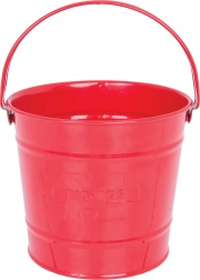 Petit seau en métal pour enfants Bigjigs Toys – rouge