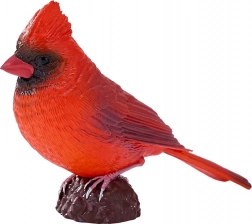 Mojo cardinal rouge – figurine d’oiseau réaliste