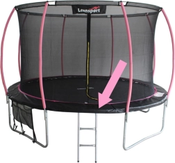 couvercle de protection des ressorts pour trampoline Sport Max 6 ft noir‑rose
