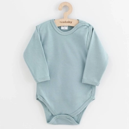 Body bébé à ouverture intégrale New Baby Classic II, vert menthe foncé, taille 50