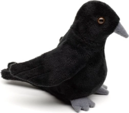 Corbeau en peluche 12 cm écoresponsable