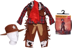 costume de carnaval cowboy M 110–120 cm