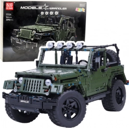 Set de construction 4x4 khaki, 2078 pièces