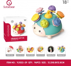 Jouet sensoriel multifonction hérisson pour tout-petits