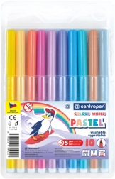 CENTROPEN feutres pastels, 10 couleurs