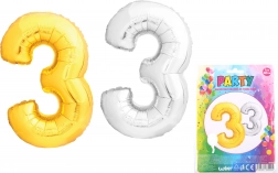 Ballon gonflable en forme de chiffre 3