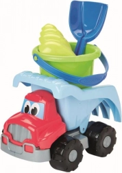 Camion-benne pour le sable avec set d’accessoires 20 cm