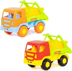 Jouet camion municipal avec conteneur Salute