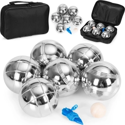 Set de pétanque 6 boules avec étui et accessoires
