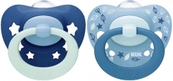 Sucette NUK Signature, en silicone, 6–18 mois, 2 pcs