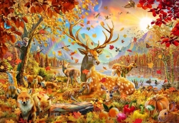 Puzzle Bluebird Petits animaux en automne 1000 pièces