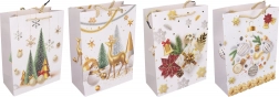 Sac cadeau S 18 × 24 × 8,5 cm – motifs de Noël