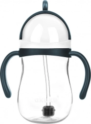 Bouteille magique avec paille et lest 280 ml blanche