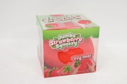 Squishy antistress à presser « gniotek » fraise jumbo 15 cm - 1 pièce