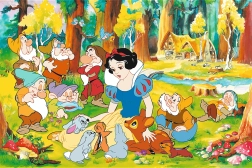 Puzzle Disney : Blanche-Neige et les Sept Nains, 600 pièces