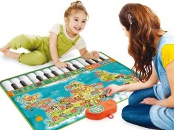 Tapis musical avec carte