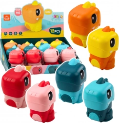 Dinosaure à roulettes avec propulsion pour enfants