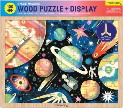 Puzzle en bois Mission spatiale 100 pièces MUDPUPPY
