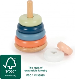 Small Foot tour à empiler Arctic en bois certifié FSC