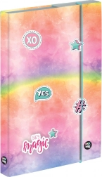 Boîte pour cahiers A4 MAGIC avec élastique