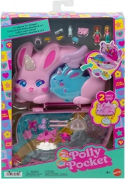 Polly Pocket sac à main compact Lapins – Royaume féerique