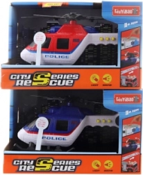 Hélicoptère de police à piles avec lumières et sons