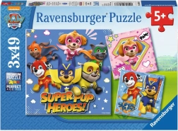 Puzzle Ravensburger PAW Patrol 3×49 pièces