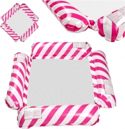 Fauteuil hamac gonflable pour piscine, rose