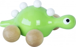 Vilac dinosaure en bois à roulettes