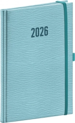 Agenda hebdomadaire Notique Rivoli bleu clair 2026