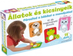 Dohany baby puzzle d’animaux avec leurs petits