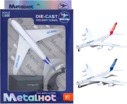 Modèle d’avion en métal Airliner MetalHot 1:860 avec mécanisme à rétrofriction