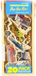 Moyens de transport magnétiques 20 pcs