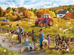 Puzzle Récolte heureuse 1000 pièces GIBSONS