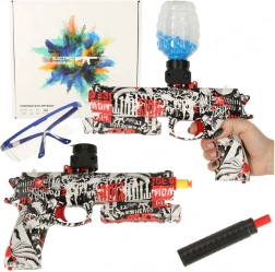 Pistolet à billes de gel d’eau avec charge USB et lunettes