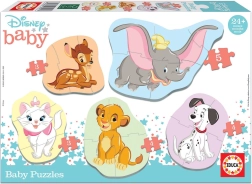 Educa baby puzzle Disney animaux 5en1 (3–5 pièces)