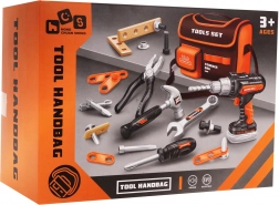 Set d’outils pour enfants avec sacoche et perceuse électrique