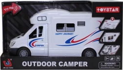 Camping-car interactif blanc avec lumières et sons