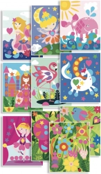 Ensemble d'autocollants pour filles