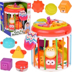 Chouette éducative interactive 2-en-1 – jouet musical et trieur pour bébés