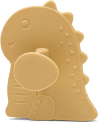 Éponge brosse de bain en silicone NEW BABY – beige, dinosaure