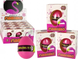 Œuf flamant rose qui grandit 6 cm rose