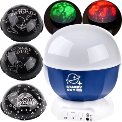 Projecteur ciel étoilé avec motifs dinosaures et Halloween