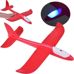 Planeur lanceur en mousse avec éclairage LED