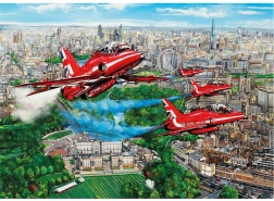Puzzle Red Arrows au-dessus de Londres 1000 pièces