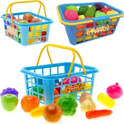 Panier de courses en plastique avec fruits et légumes CASDON 21 cm